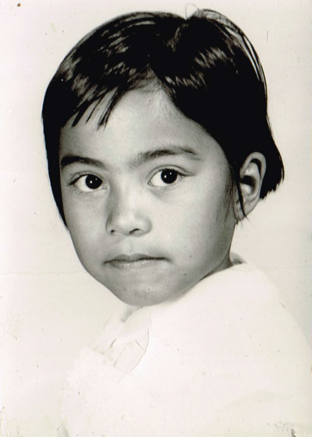 Stepha as a young child.